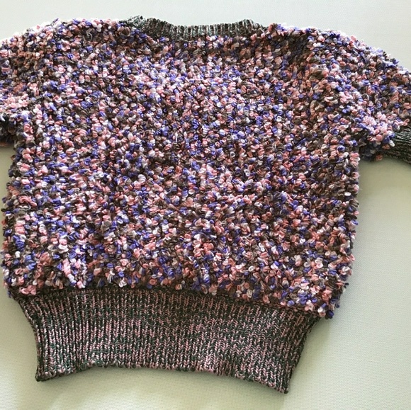 Girls sweater short sleeves multicolor - Picture 2 of 3